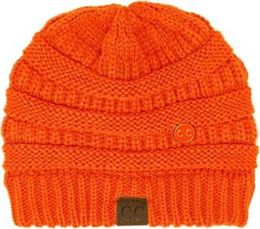 img 3 attached to 🧣 Classic Winter Chunky Cable Knit Beanie Hat – Trendy & Stretchy