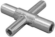 🔑 jones stephens j40-005 4 way key: sturdy plated steel tool for versatile applications logo