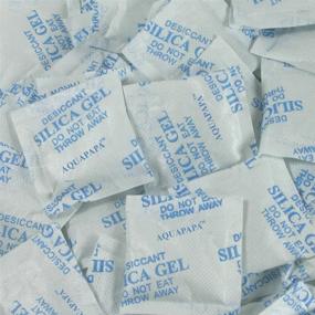 img 2 attached to 📦 AQUAPAPA 3g Pack of 100 Silica Gel Desiccant Packets Odorless Moisture-Absorbing Drying Bags - USA Shipment