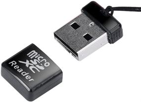 img 3 attached to Считыватель карт Super Speed USB 2.0 с адаптером - Cotchear Mini для Micro SD/SDXC TF