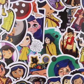 img 3 attached to 🎥 35-Piece Coraline Movie Stickers Set - Cute Funny & Waterproof Decals for Kids, Teens, and Girls - Unique Durable Aesthetic Trendy Sticker Pack - Perfect for Laptops, Computers, and Phones