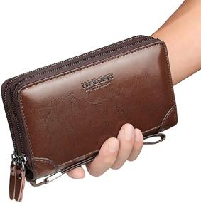 img 3 attached to 💼 Ultimate Leather Cellphone Business Holster: A Must-Have Men's Accessory for Wallets, Card Cases & Money Organizers