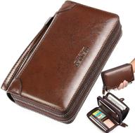 💼 ultimate leather cellphone business holster: a must-have men's accessory for wallets, card cases & money organizers logo