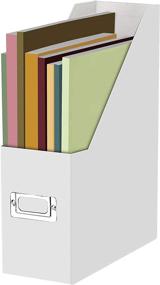 img 3 attached to 📚 Snap-N-Store White Magazine File Organizer, 12.25 x 9.75 x 3.75 Inches (SNS01818)