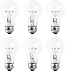 img 4 attached to 🔆 Ultimate Durability: A19 Clear Incandescent Rough Service Light Bulb Engineered for Longevity