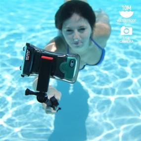 img 3 attached to 📱 DiCAPac WP-i10: Top-tier Waterproof Case for 4.7-Inch Smartphones - Premium Black Series