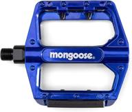 🚵 mongoose adult mountain bike pedals: versatile adapters, easy fit for most bikes, vibrant color selection! logo