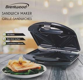 img 1 attached to Brentwood TS 240B Sandwich Non Stick 10 00In