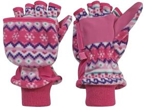 img 4 attached to 🧥 Thinsulate Converter Fingerless Girls' Accessories for Cold Weather - Enhancing Warmth and Style