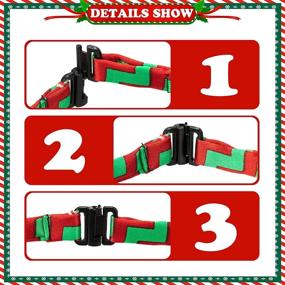 img 1 attached to 🎄 Stylish and Festive: JIATECCO Christmas Dog Ties 16 Pack for Puppy and Cat Collar Accessories