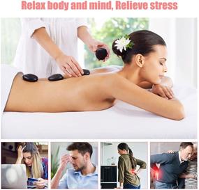 img 3 attached to Stones Massage Professional Relaxing Healing Wellness & Relaxation and Massage Tools & Equipment