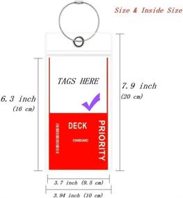 img 3 attached to Держатели багажных ярлыков для круизов из стали