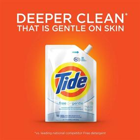 img 1 attached to 🌊 Tide Free &amp; Gentle Liquid Laundry Detergent, 93 Loads - New Concentrated Formula - Pack of 3