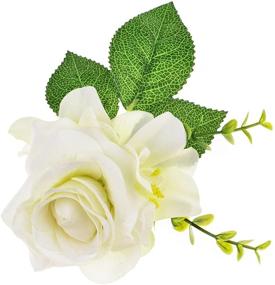 img 2 attached to Брошь «Vividsun Flower Bohemian» белого цвета.