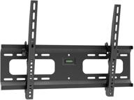 📺 monoprice stable series tilt tv wall mount bracket for 37in to 70in tvs, max 165lbs weight, vesa patterns up to 600x400, ul certified, 110483 black logo