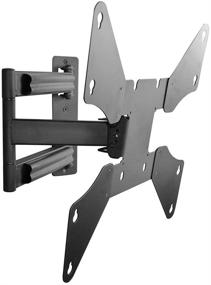 img 2 attached to 📺 Monoprice Titan Series Tilt TV Wall Mount Bracket 32-46in | 125lbs Max Weight | 3.2-24.0in Extension | VESA 400x400 | Black