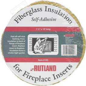 img 1 attached to Rutland Products 1111 Fireplace Insert Insulation Fiberglass, 1.5-Inch by 10-Feet, 1.5" x 10', Yellow
