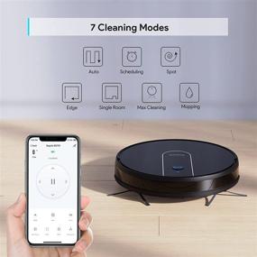 img 3 attached to 🤖 Smart Robot Vacuum Cleaner with Self-Charging, Wi-Fi Connectivity, Mopping, Alexa Integration, Extended Runtime for Pet Hair, Hard Floors, and Low-Pile Carpet