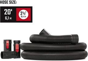 img 3 attached to CRAFTSMAN 2.5 in. x 20 ft. POS-I-LOCK Wet Dry Shop Vacuum Hose Kit - CMXZVBE38759