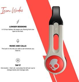 img 2 attached to Наушники Skullcandy Icon Wireless On-Ear - Stone: Откройте для себя идеальный звук!