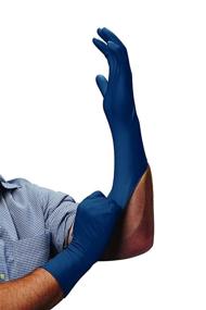 img 3 attached to 🧤 MAXIMUM Protection: VEN6025 Venom Steel Latex Gloves, Splash Resistant, Blue (Pack of 30)