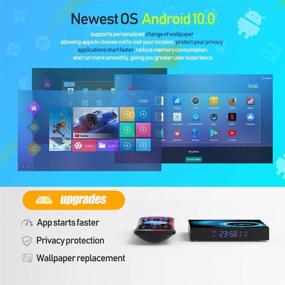 img 1 attached to T95 Android 10.0 TV Box - 4GB RAM, 128GB ROM, H616 Quad-Core CPU, Dual Band 2.4G/5G WiFi, HD 3D/6K Support, H2.65