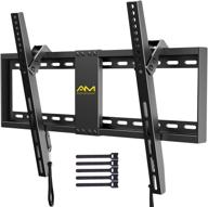 am alphamount tilting tv wall mount bracket for 32-82 inch tvs - low profile, easy install - holds up to 132 lbs logo