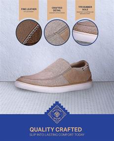 img 2 attached to 👞 Canvas Sneaker Men's Shoes by Gallery Seven: Ideal Loafers & Slip-Ons for Men