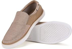 img 3 attached to 👞 Canvas Sneaker Men's Shoes by Gallery Seven: Ideal Loafers & Slip-Ons for Men