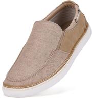 👞 canvas sneaker men's shoes by gallery seven: ideal loafers & slip-ons for men logo