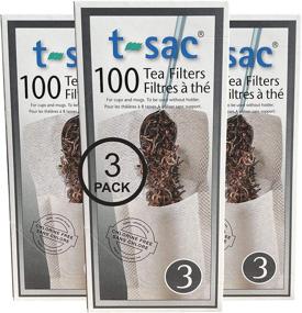 img 4 attached to 🍵 300 Heat Sealable Modern Tea Filter Bags - Size 3 Disposable Tea Infuser Set, 3 Boxes - Convenient, Natural & Easy to Use Anywhere - No Cleanup! Great for Teas, Coffee & Herbs - Magic Teafit