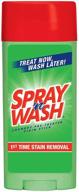 💪 powerful pre-treat stain stick for laundry - 4 pack (3 oz each) of spray 'n wash logo