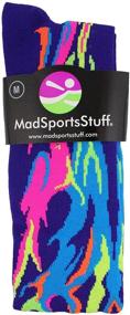 img 3 attached to MadSportsStuff Flame Socks - Top Choice for Softball Enthusiasts: Girls, Boys, Women & Men