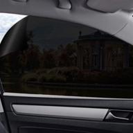 🚗 gila статическая пленка с яркостью передового света 5% для автомобильных стекол - легкая установка, контроль бликов, конфиденциальность - 2фт x 6,5фт (24 дюйма x 78 дюймов) логотип