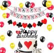 birthday toppers decoration gambling decorations logo