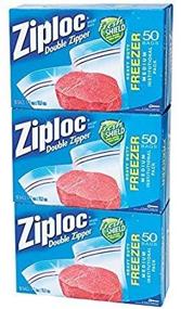 img 2 attached to Ziploc Double Zipper Quart Freezer Household Supplies for Paper & Plastic