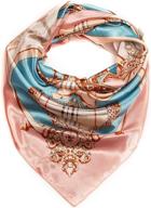 patterned scarfs for women - stylish square scarves, ideal women's accessories for scarves & wraps logo