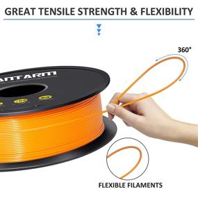 img 2 attached to GIANTARM Orange PLA 3D Printer Filament 1Kg(2