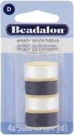 🧵 beadalon 124x-103 nymo thread, size d, variety pack: versatile beading essentials for perfect craftmanship logo