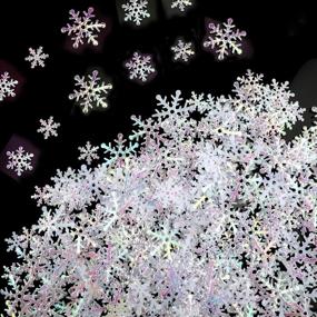 img 4 attached to Konsait Christmas Decoration Snowflakes Accessories