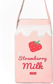 img 2 attached to Модный кошелек Fozehlad Strawberry Shoulder