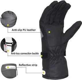 img 1 attached to Winter Windproof Waterproof Cycling Running