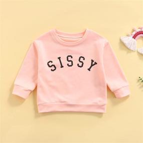 img 3 attached to Thorn Tree Toddler Sweatshirt Pullover Apparel & Accessories Baby Girls and Clothing