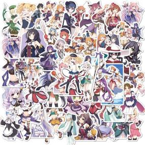 img 3 attached to 👸 Anime Princess Sticker Pack - Waterproof Vinyl Cute Stickers for Water Bottles, Laptop, Phone, Car, Skateboard - Travel Case, Bicycle, Bumper, Snowboard Decoration (50 Pcs)