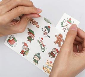 img 1 attached to Christmas Temporary Tattoos Stocking Stuffers