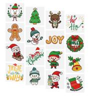 christmas temporary tattoos stocking stuffers logo