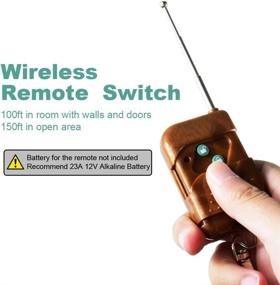 img 3 attached to 🌞 WZRELB 3000W Солнечный инвертор мощности: Чистый синусоидальный сигнал, преобразователь 24VDC в 120VAC с LED-дисплеем, беспроводным дистанционным управлением, двойными розетками и проводной подключкой - диапазон 100 футов.
