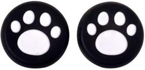 img 2 attached to 🎮 Enhance Gaming Experience with Analog Silicone Joystick Grips - Cat Dog Paw Design for PS4, PS3, Xbox One, Xbox 360, PS2 Controller