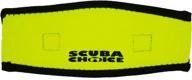 scuba choice comfort neoprene yellow logo