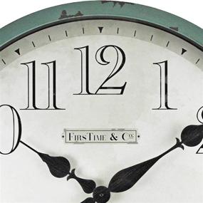 img 2 attached to 🕒 FirsTime &amp; Co. Bellamy Wall Clock, 24-Inch, Aged Teal - Enhanced SEO